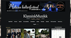 Desktop Screenshot of klassiskmusikk.com